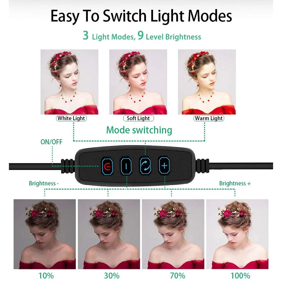 26Cm Video Youtube Fill Ring Light Lamp