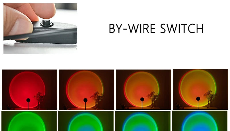 LED Sunset Lamp Nightlights