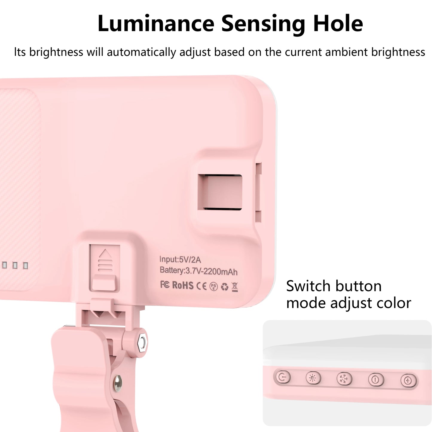 LED Selfie Light 60 High Power Rechargeable