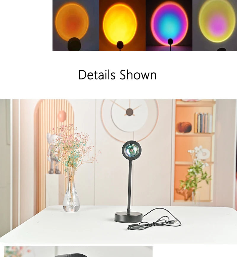 LED Sunset Lamp Nightlights