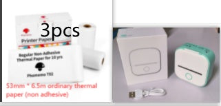 Compatible/Portable Mini Thermal Label Printer - Home Photo Printer Bluetooth
