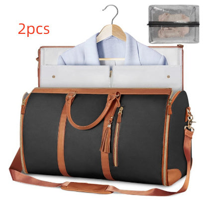 Tote Large Capacity Travel Duffle Bag - Women's Folding Suit Bag Waterproof Clothes