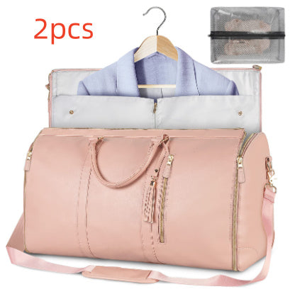 Tote Large Capacity Travel Duffle Bag - Women's Folding Suit Bag Waterproof Clothes