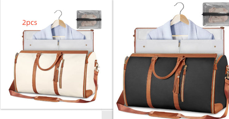 Tote Large Capacity Travel Duffle Bag - Women's Folding Suit Bag Waterproof Clothes