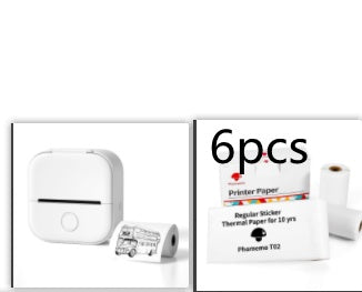 Compatible/Portable Mini Thermal Label Printer - Home Photo Printer Bluetooth