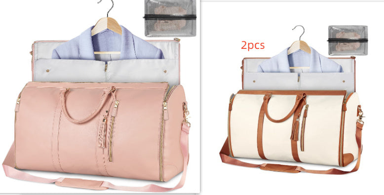 Tote Large Capacity Travel Duffle Bag - Women's Folding Suit Bag Waterproof Clothes