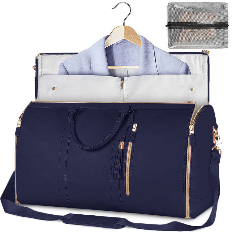 Tote Large Capacity Travel Duffle Bag - Women's Folding Suit Bag Waterproof Clothes