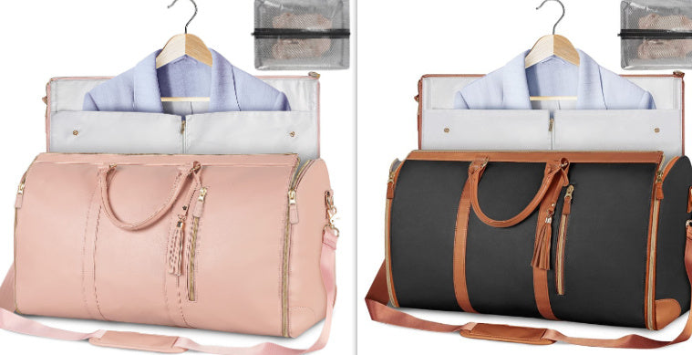 Tote Large Capacity Travel Duffle Bag - Women's Folding Suit Bag Waterproof Clothes