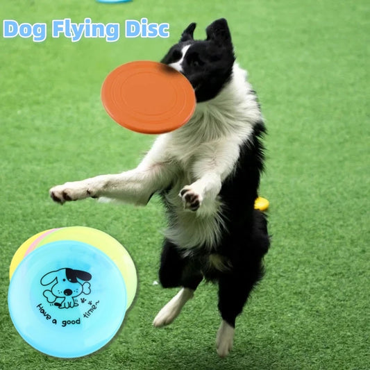Silicone Flying Saucer For Pets, Dogs, Cat - Toy Dog Game Flying Discs Resistant Chew Puppy Training Interactive Pet Supplies