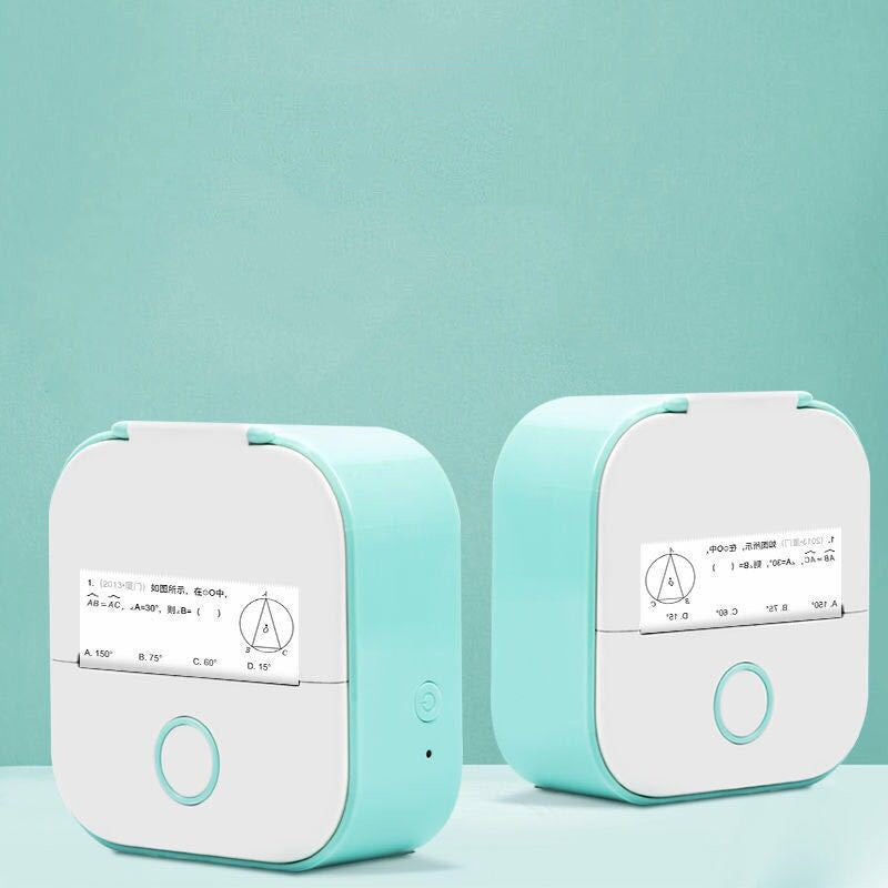 Compatible/Portable Mini Thermal Label Printer - Home Photo Printer Bluetooth
