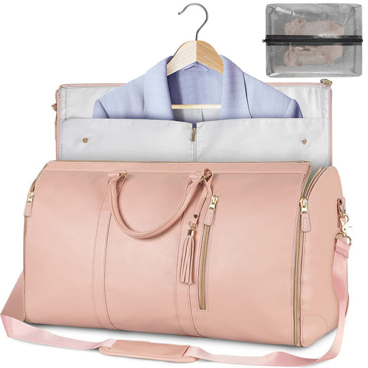 Tote Large Capacity Travel Duffle Bag - Women's Folding Suit Bag Waterproof Clothes