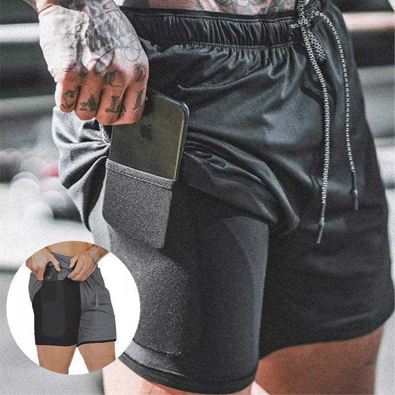 Men Pocket Compression Shorts - Gym/Sports